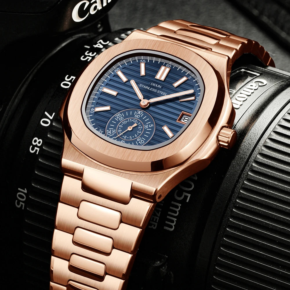 Top Brand Luxury Business Stainless Watch Male