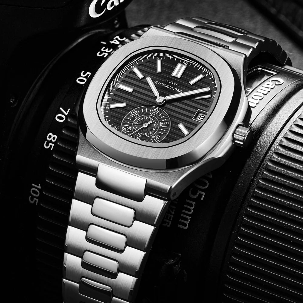 Top Brand Luxury Business Stainless Watch Male