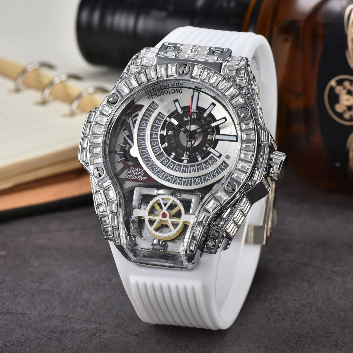 Full diamond Case Business Luxury Top Mens Watches