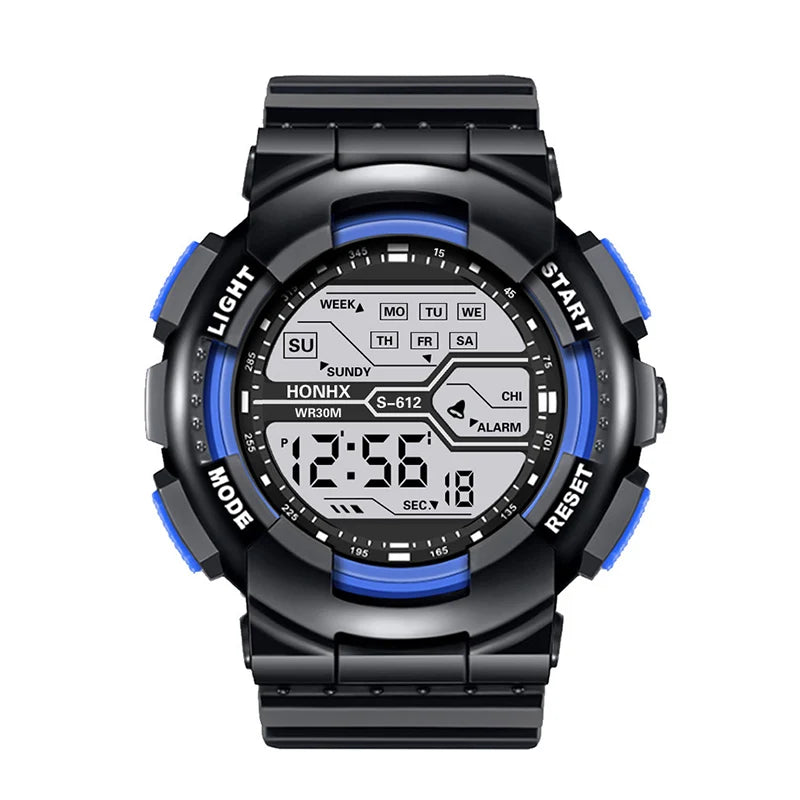 Outdoor Sport Men Watch Multifunction Large Screen