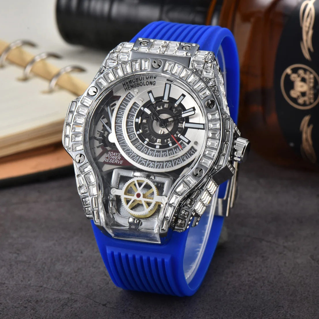 Full diamond Case Business Luxury Top Mens Watches