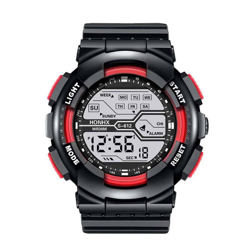 Outdoor Sport Men Watch Multifunction Large Screen