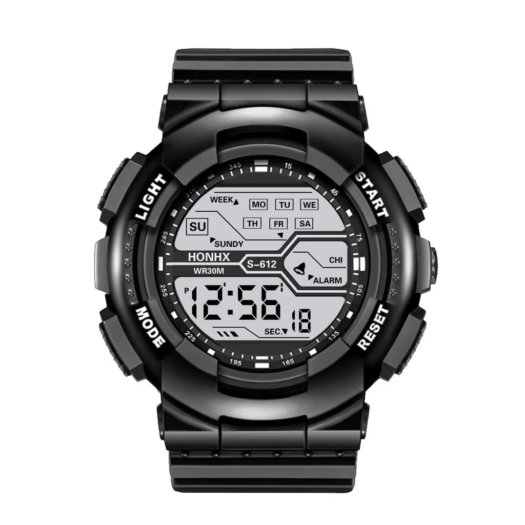 Outdoor Sport Men Watch Multifunction Large Screen