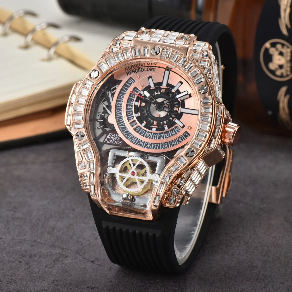 Full diamond Case Business Luxury Top Mens Watches