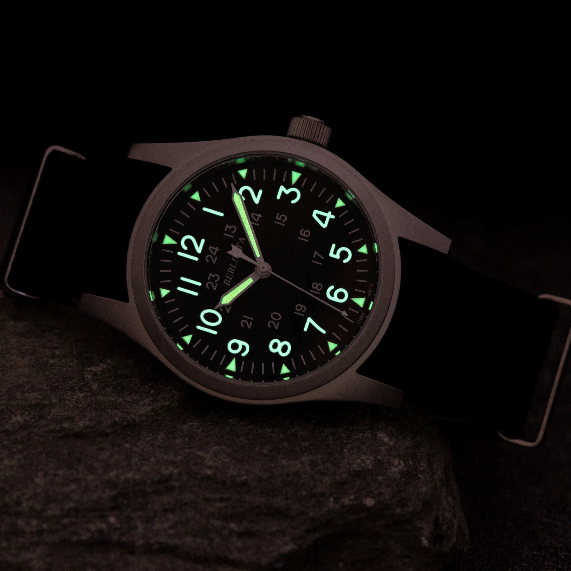 Vintage Field Military Nylong Wristwatch For Men