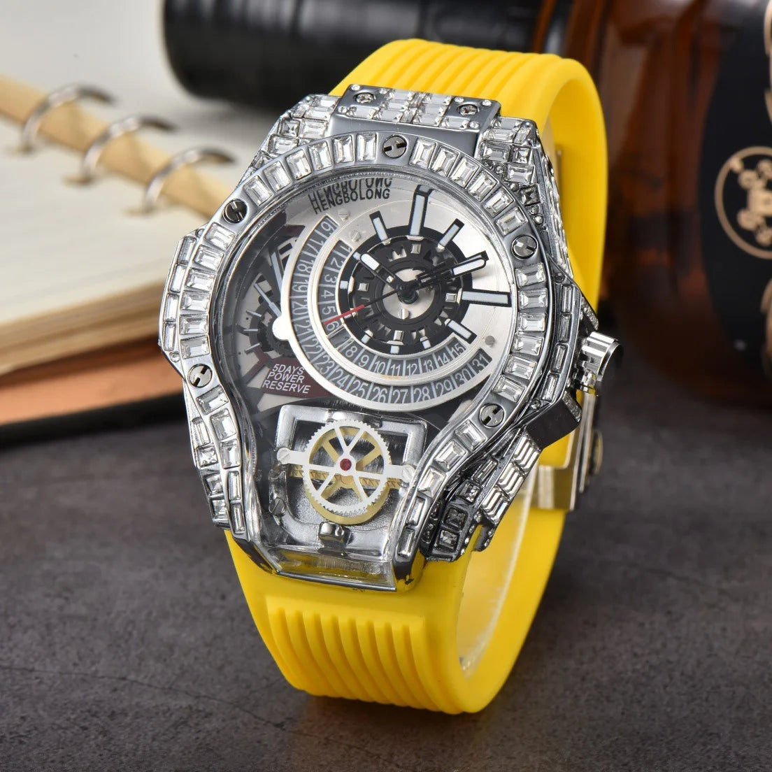 Full diamond Case Business Luxury Top Mens Watches
