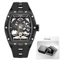 MEGIR Men Wristwatch Fashion Black Waterproof