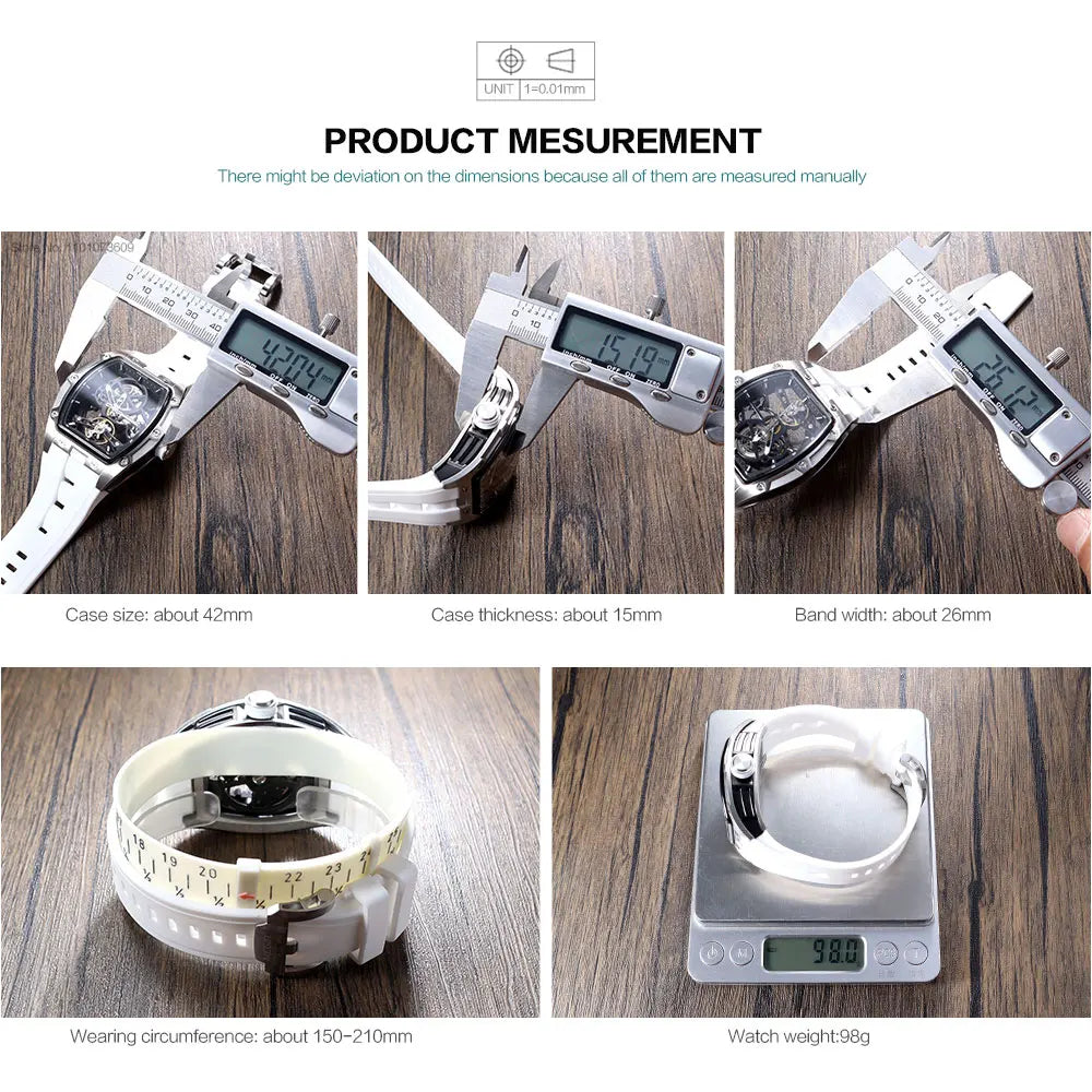 MEGIR Men Wristwatch Fashion Black Waterproof