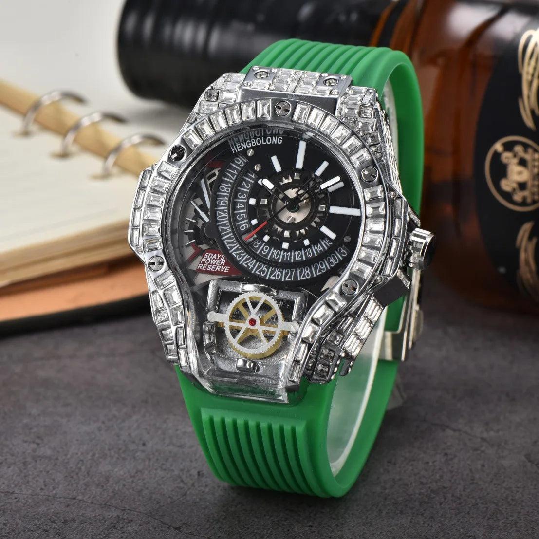 Full diamond Case Business Luxury Top Mens Watches