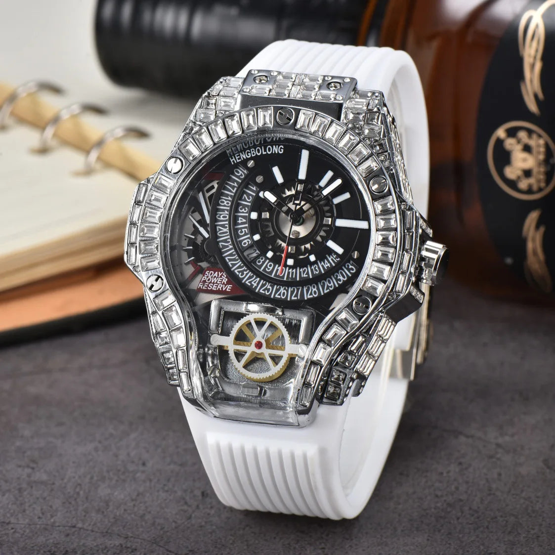 Full diamond Case Business Luxury Top Mens Watches