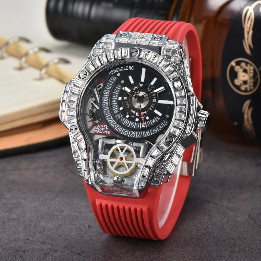 Full diamond Case Business Luxury Top Mens Watches