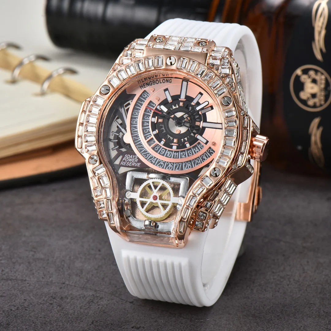 Full diamond Case Business Luxury Top Mens Watches
