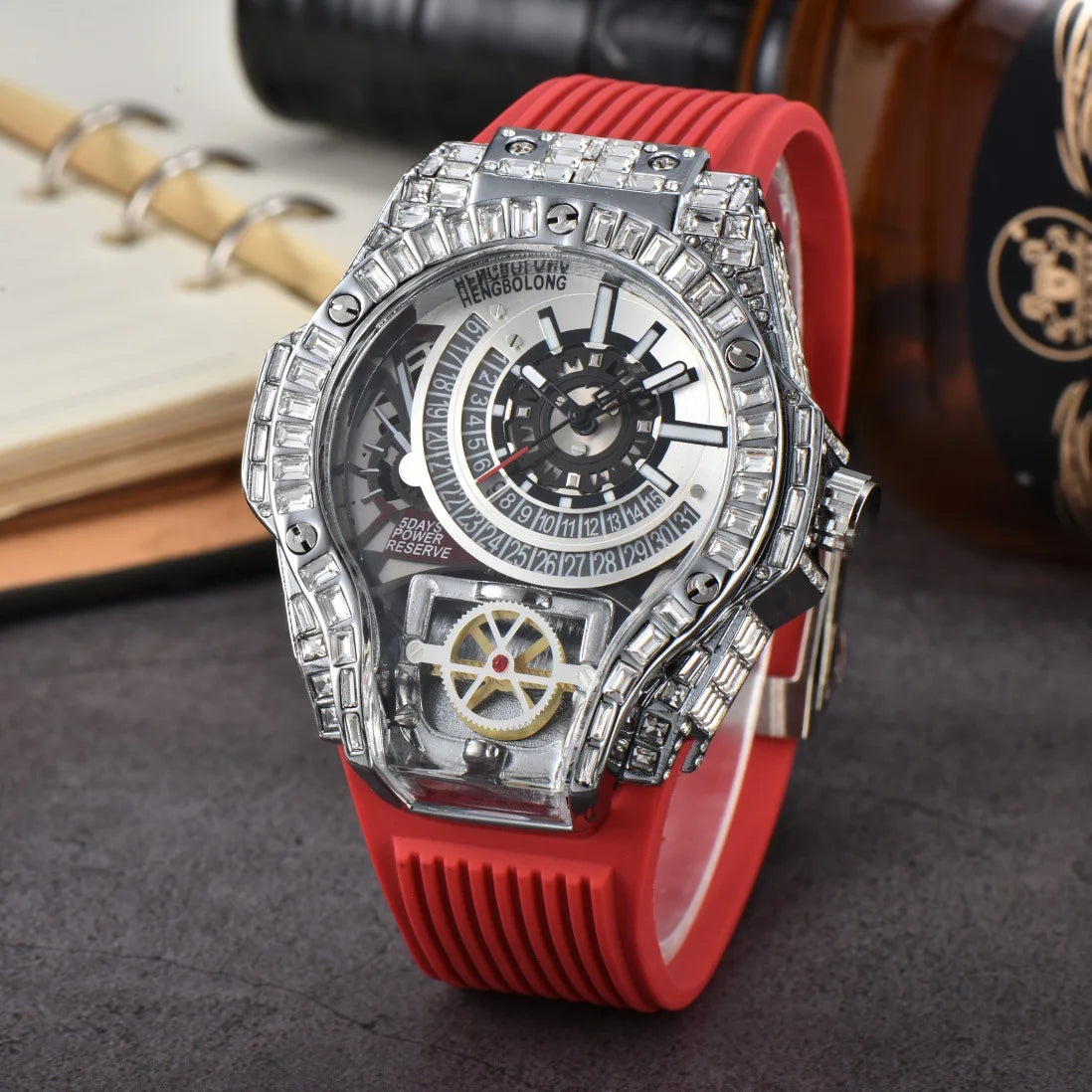 Full diamond Case Business Luxury Top Mens Watches