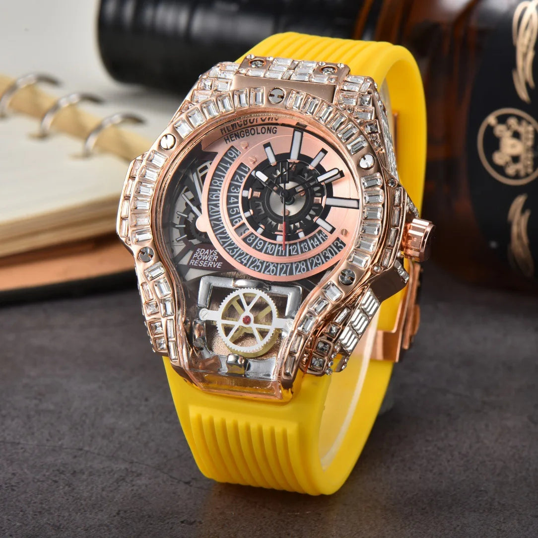 Full diamond Case Business Luxury Top Mens Watches