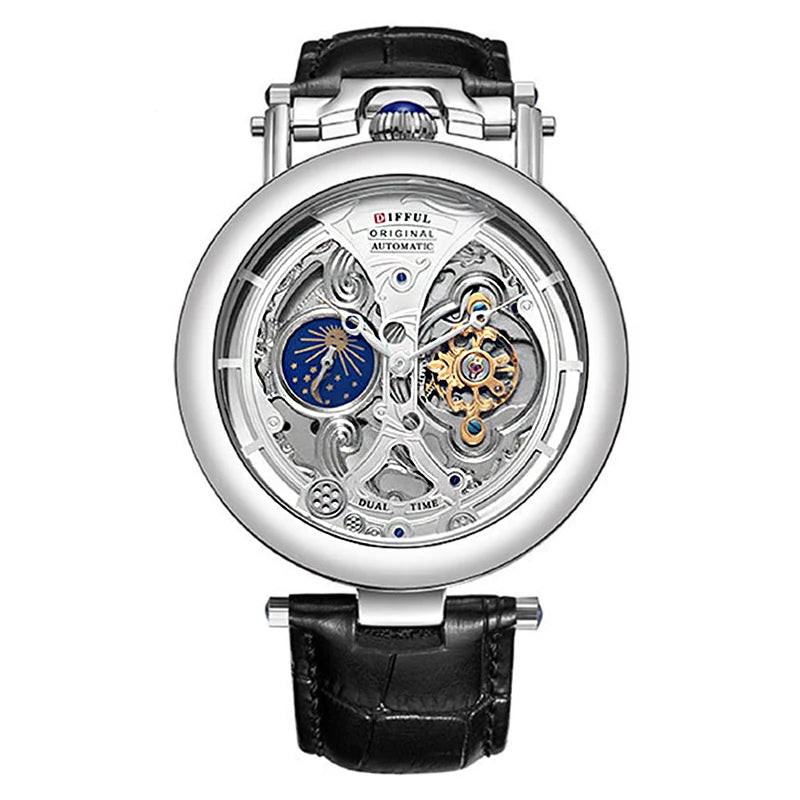 Tourbillon Hollowed Mechanical Wristwatch Watch