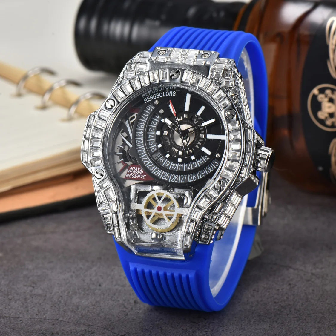 Full diamond Case Business Luxury Top Mens Watches