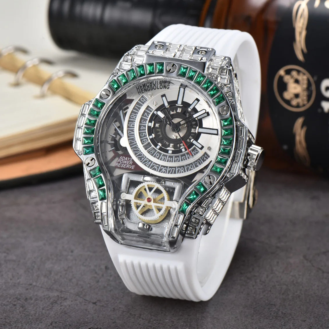 Full diamond Case Business Luxury Top Mens Watches