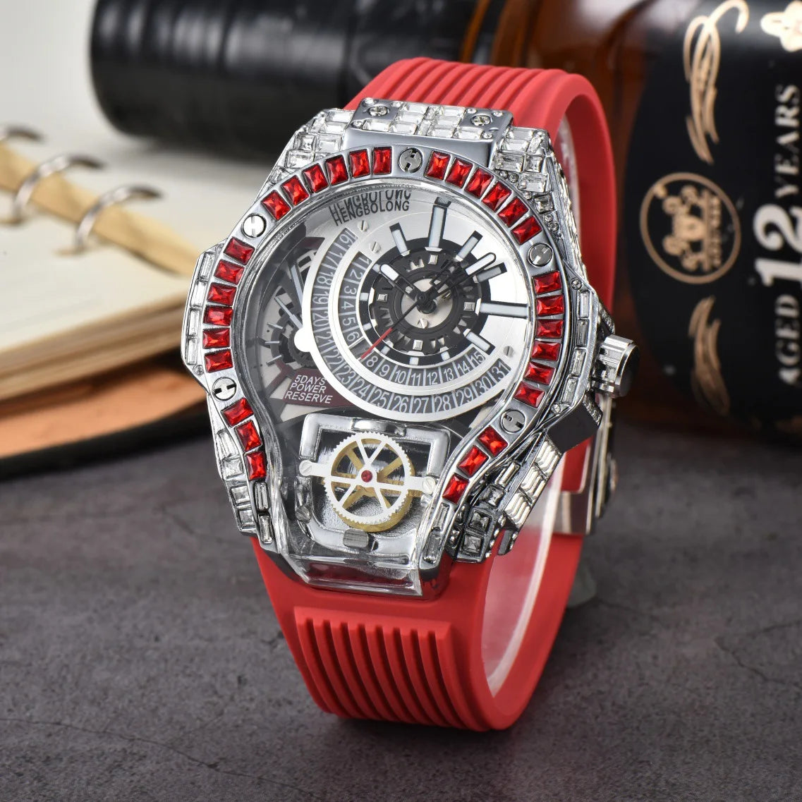 Full diamond Case Business Luxury Top Mens Watches