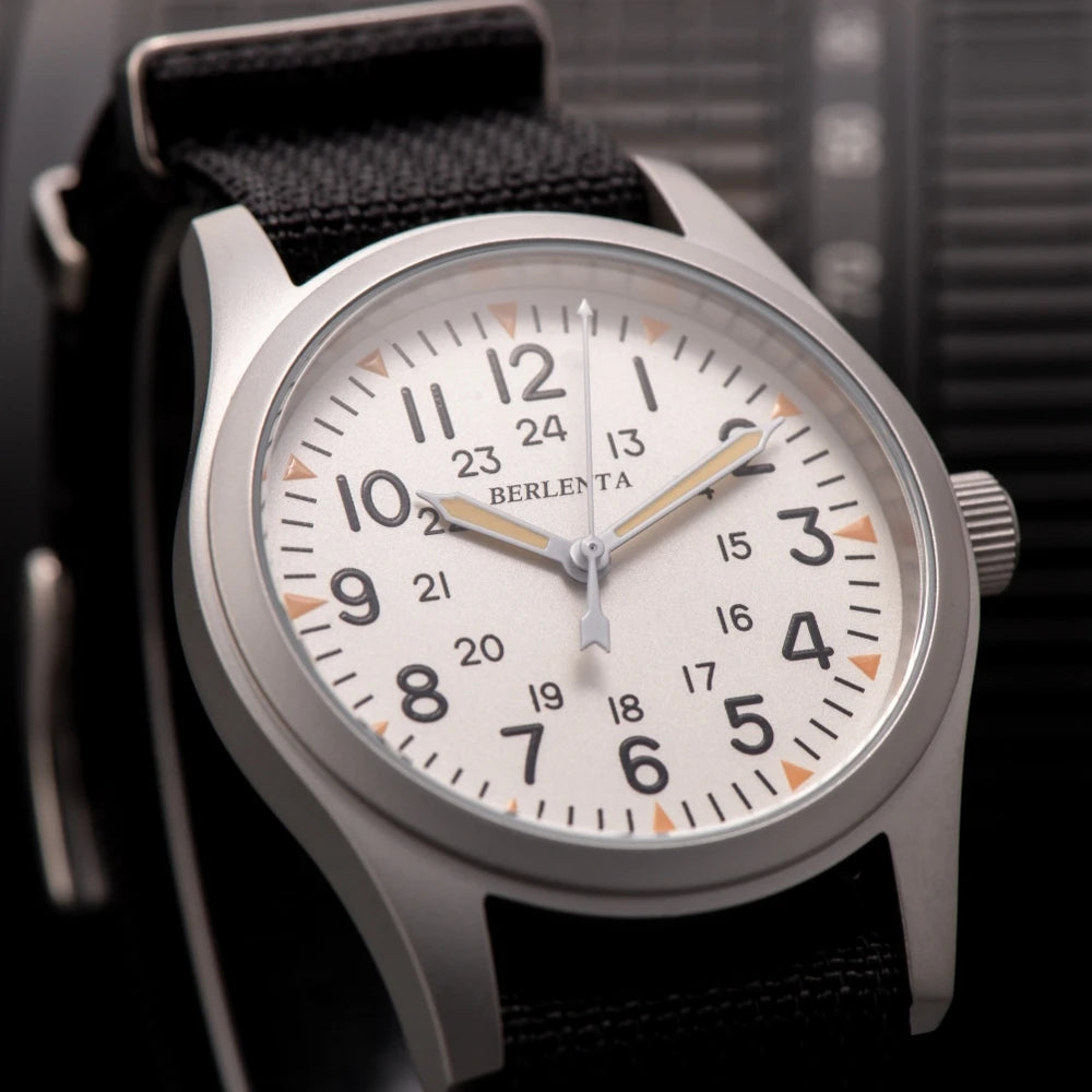 Vintage Field Military Nylong Wristwatch For Men