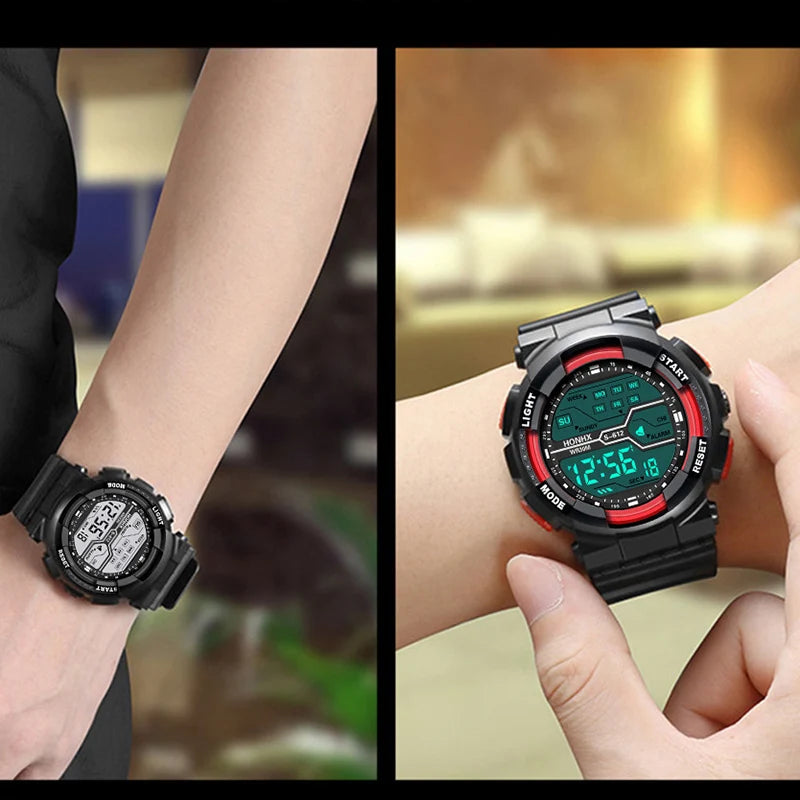 Outdoor Sport Men Watch Multifunction Large Screen