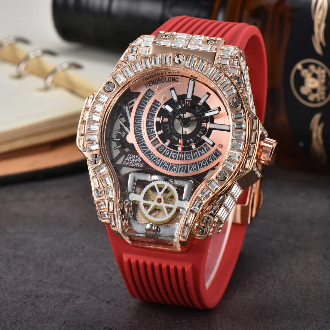 Full diamond Case Business Luxury Top Mens Watches