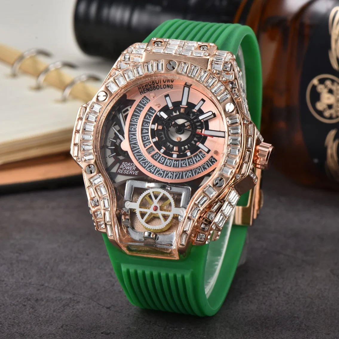 Full diamond Case Business Luxury Top Mens Watches
